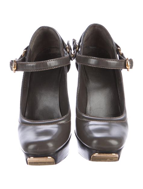 brown gucci mary janes|gucci mary jane shoes.